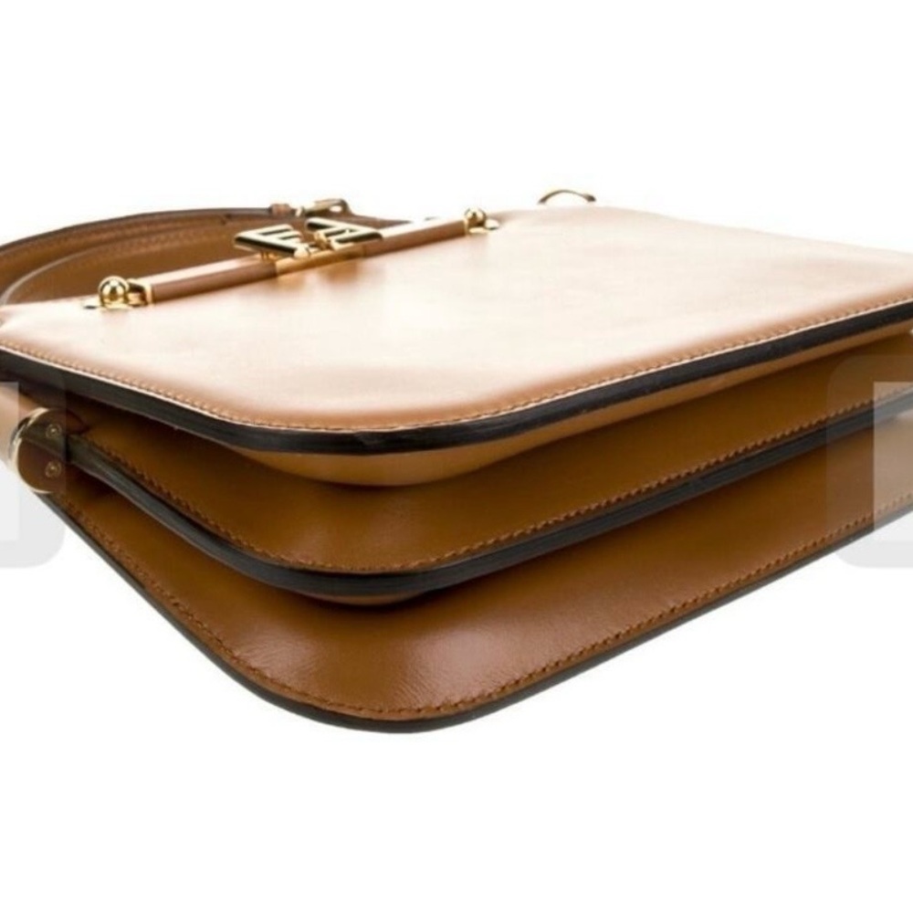 Fendi Brown FF Logo Shoulder Bag - Picture 2 of 4